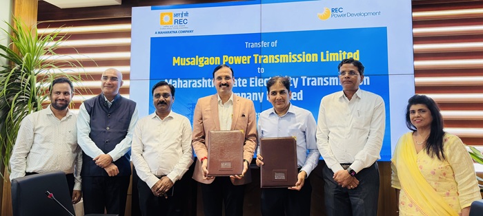 RECPDCL hands over Musalgaon Power Transmission Ltd to Maharashtra Electricity Transmission Co